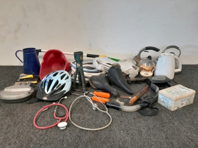 Garden Hoses, Bike Seats, Helmet, Tea Kettles, Tools & More