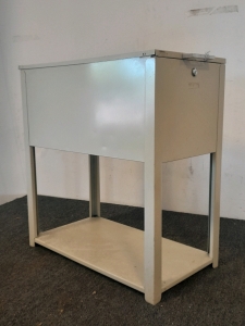 Metal Filing Cabinet with Shelf