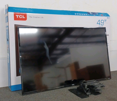 TCL 49" TV with Wall Mount