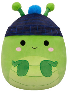 Squishmallows Original 16-Inch Trenton Praying Mantis with Beanie - Official Jazwares Plush (Large), Nursery Wall Art, And A Lion Storage Bag!