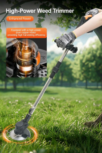 (2) Cordless Weed Wacker And A Cordless Vacuum Cleaner Main Motor T560