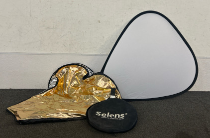 Selena 5 In 1 Photo Photography Light Reflector Portable Gold And Silver Screens