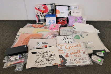 Pillow Covers, Bathroom Rug, Cords, Chocolate Molds, And More