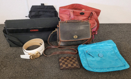 Bag, Including Probable Reproduction Coach Bags
