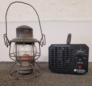 Enerzen Advanced Air Puification System And Adlake Kero Railroad Lantern