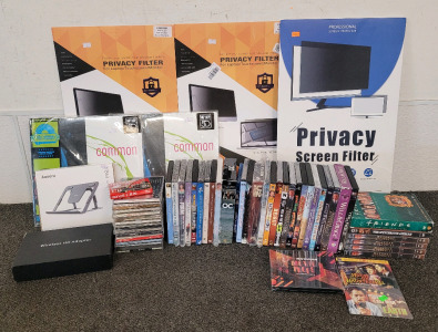 Movies, Laptop/Monitor Privacy Filters, Music, And More