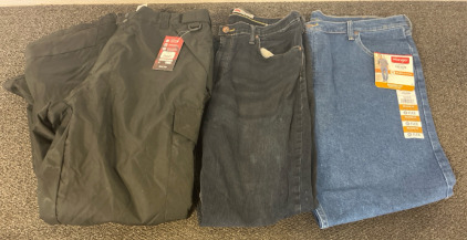 (2) Pairs of Wranglers & Snowpants