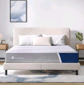 Brand New In Box!- Avenco Full Size Mattress, 10 inch Full Mattress with Gel Memory Foam, Medium Firm, Mattress in a Box, Pressure Relief & Motion Isolation, CertiPUR-US Certified