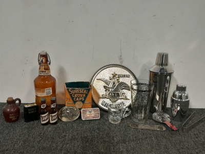 Cocktail Shaker, Shot Glass, Sureseal Crown Caps & More
