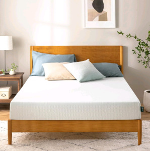ZINUS 8 Inch Green Tea Memory Foam Mattress [New Version], Full, Fiberglass free, Medium Firm Feel, Zoned Pressure Relief, Certified Safe Foams & Fabric, Mattress in A Box