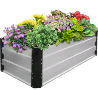 Garden Bed 6&times;3&times;2Ft And (2) Cucumber Trellis for Raised Beds