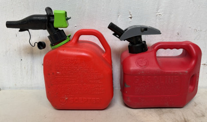 (2) 1-Gallon Gas Cans