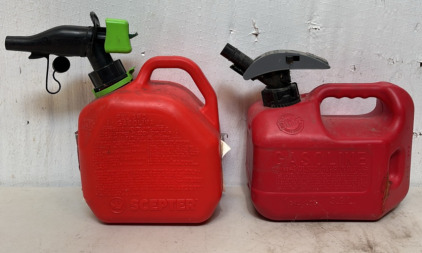 (2) 1-Gallon Gas Cans