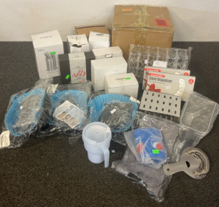 Amazon Items Including 16Pcs Swing Top Sauce Bottles, Kitchen Aid Mixer Attatchments, Air Fryer Liners, Napkin Holders, Salt Shakers & More