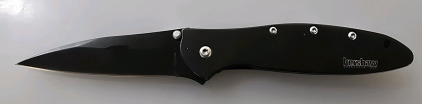 Black Kershaw Folding Pocket Knife