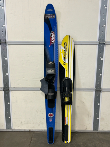 HO Compression Molded Pro Combo 7.6 Flex and Compettion Zone Water Skis