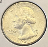 1941-D MS65+ Gem Silver Washington Quarter - 3