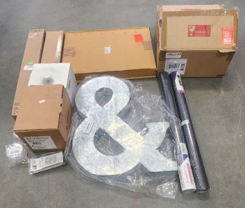Home Decor Box- Including Shower Trim, Decorative Vinyl Film, And More