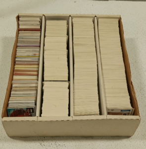 (1) Box of Baseball and Basketball Cards
