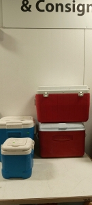 (4) Used Coolers