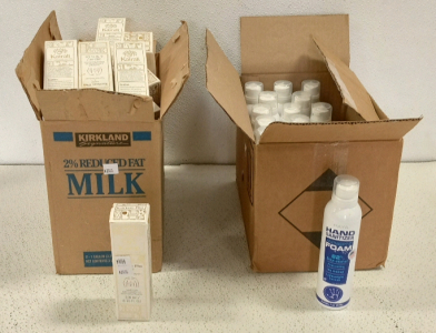 Misc Items! Including: (1) Box of Kairali Body Oil, & (1) Box of Paya Antiseptic Sanitizer
