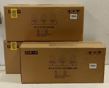 (3) Boxes of Indoor Light Fixtures