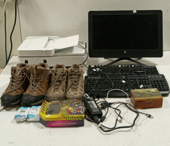 Misc Items! Including: (1) HP Printer, (1) Computer Monitor, & More!