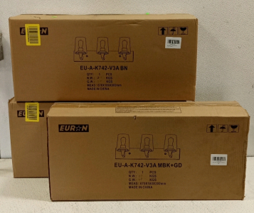 (3) Boxes of Indoor Light Fixtures