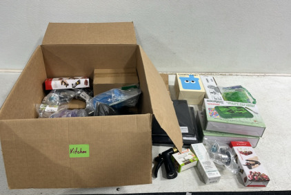 (1) Box of Assorted Amazon Goods
