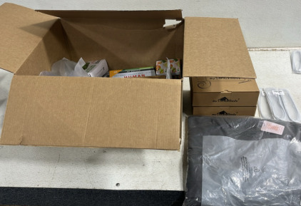 (1) Opened Amazon Box
