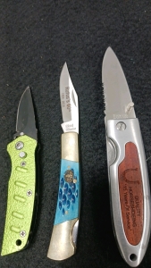 Steel Warrior - (1) Spring Knife - (1) Casselman Knife
