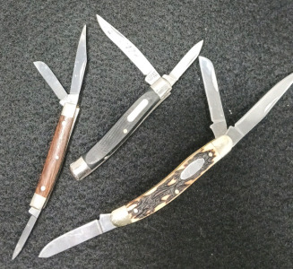 (1) Browning - (1) Coast - (1) Unmarked Pocket Knives