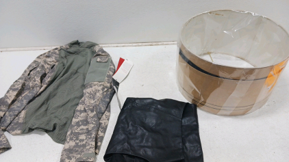 Kassif Army Combat Shirt - Leather Vest - Lamp Shade