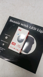 Beanie with LED Light - A9 Mini Camera