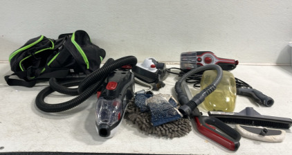 (1) Steam Cleaner (1) Adidas Duffel Bag