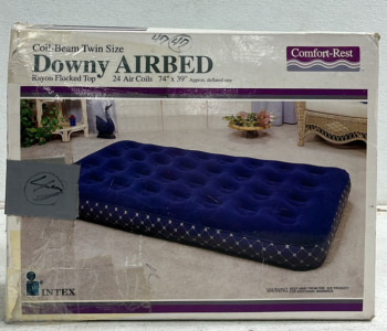(1) Downy Airbed 74&rdquo; x 39&rdquo; Approx.