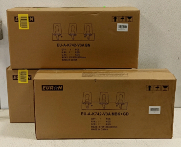(3) Boxes of Indoor Light Fixtures