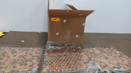 Sheets/Blocks Of Coins Or Pennies.