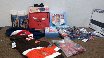 Baby Essentials. Chicago Duffle Bag. Football Scarfs & Gloves & More.