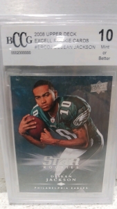 2008 Upper Deck Excell Desean Jackson Philadelphia Eagles Card BCCG 10