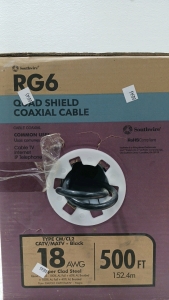 Quad Shield Coaxial Cable