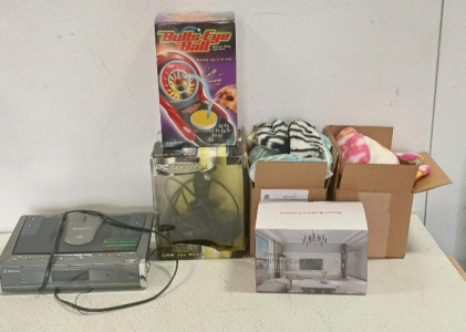 Misc Items! Including: (1) Emerson AM/FM Digital Tuner, (1) PC Joystick, & More!