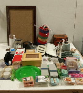 (1) Large Lot of Electronics, Candle supplies, Tools, and Much More