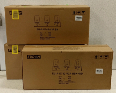 (3) Boxes of Indoor Light Fixtures