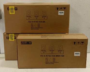 (3) Boxes of Indoor Light Fixtures