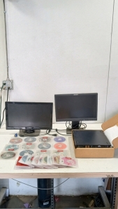 Tech Lot! Including: Computer Tower, Monitors, & More!