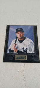 (1) Derek Jeter 2000 World Series New York Yankees Plaque