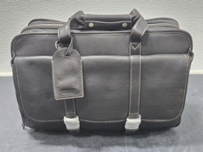 *New* Genuine Leather LEVENGER Expandable Travel Briefcase / +$200 Value!