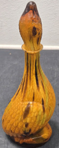 Vintage Global Views Hand-Blown Bird Shaped Vase w/ Top - Made in Italy - 14" / +$150 Value!