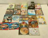 Huge Lot of 20+ Console Video Games, PC Games, and Movies